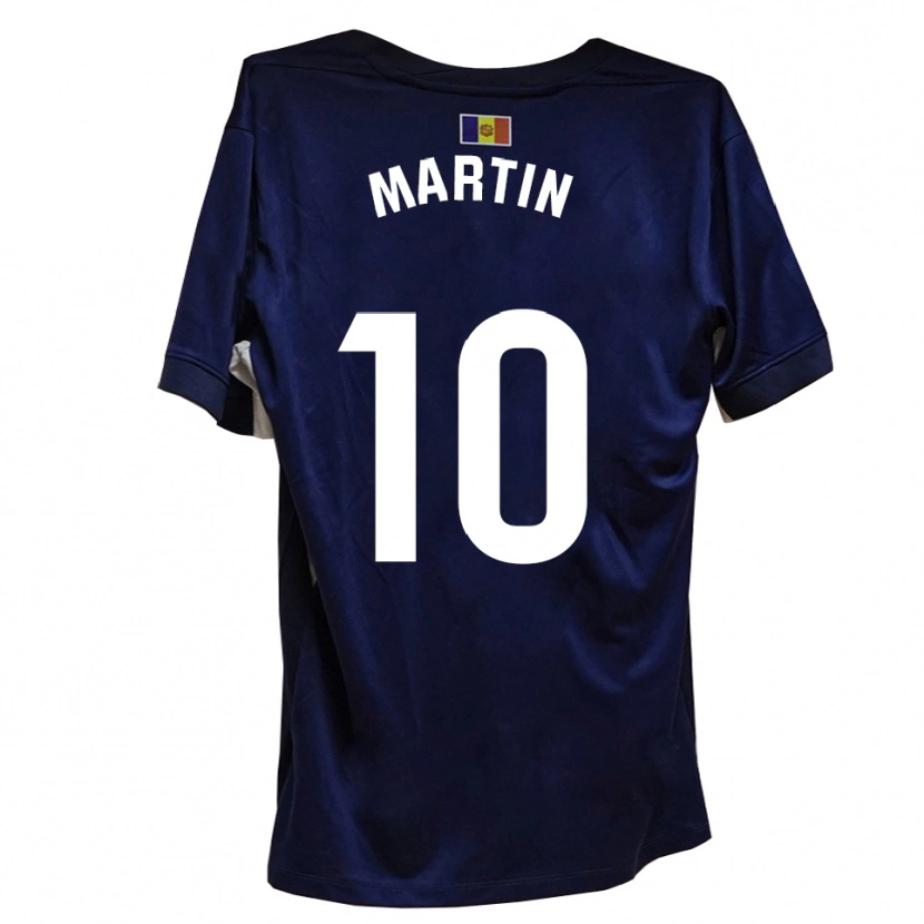 Danxen Dames Álvaro Martín #10 Marineblauw Wit Thuisshirt Thuistenue 2025/26 T-Shirt België