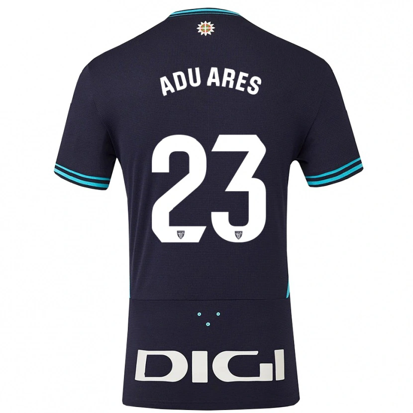 Danxen Dames Adu Ares #23 Marineblauw Hemelsblauw Uitshirt Uittenue 2025/26 T-Shirt België