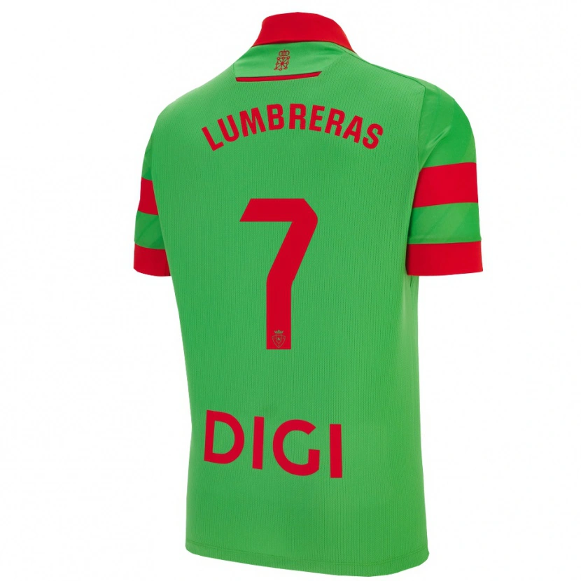 Danxen Dames Carlos Lumbreras #7 Groen Rood Uitshirt Uittenue 2025/26 T-Shirt België