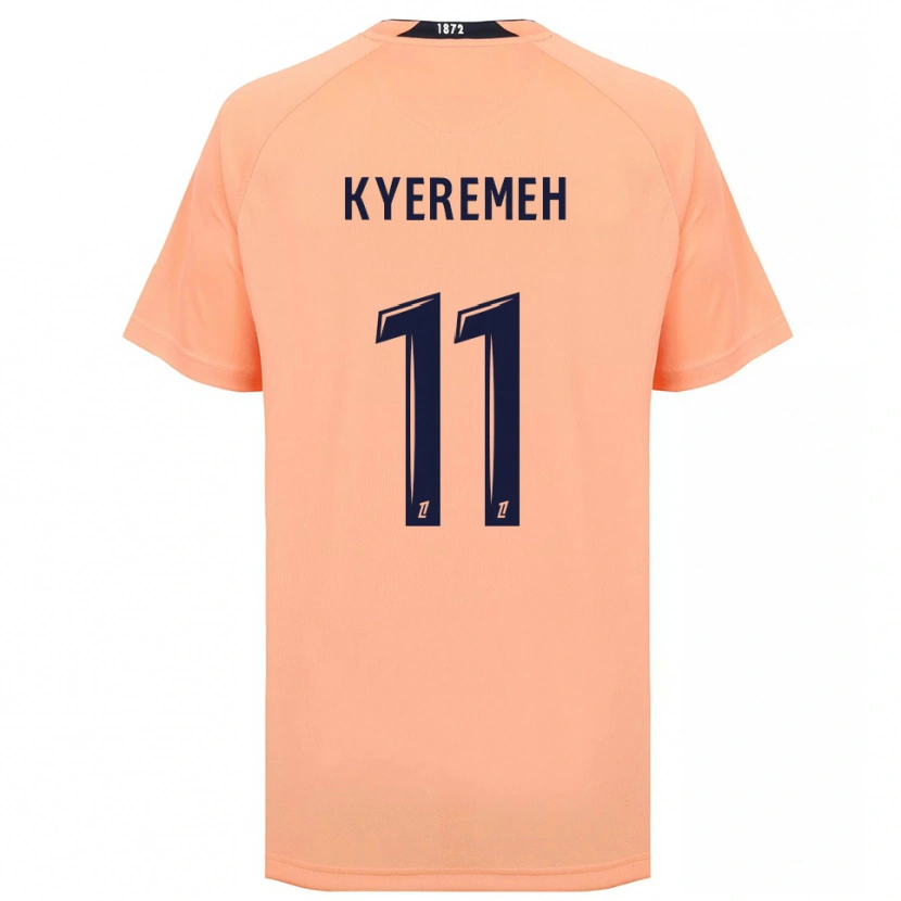 Danxen Dames Godson Kyeremeh #11 Oranje Marineblauw Uitshirt Uittenue 2025/26 T-Shirt België