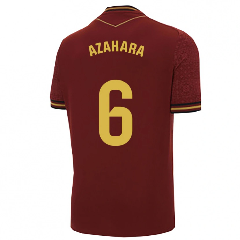 Danxen Dames Azahara #6 Bordeaux Goud Uitshirt Uittenue 2025/26 T-Shirt België