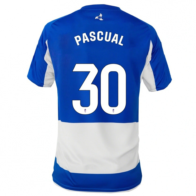 Danxen Dames Jorge Pascual #30 Blauw Wit Uitshirt Uittenue 2025/26 T-Shirt België
