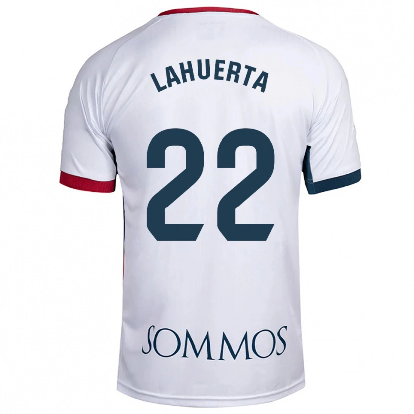 Danxen Dames Gema Lahuerta #22 Wit Rood Uitshirt Uittenue 2025/26 T-Shirt België