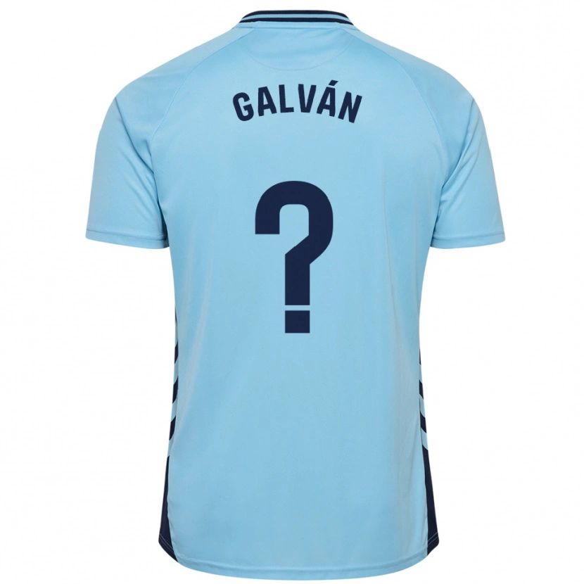 Danxen Dames Carlos Galván #0 Hemelsblauw Uitshirt Uittenue 2025/26 T-Shirt België
