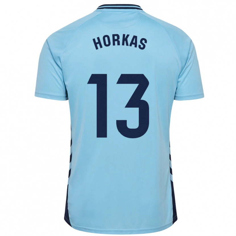 Danxen Dames Dinko Horkas #13 Hemelsblauw Uitshirt Uittenue 2025/26 T-Shirt België