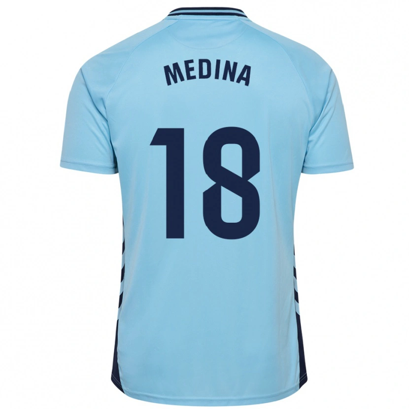 Danxen Dames Iván Medina #18 Hemelsblauw Uitshirt Uittenue 2025/26 T-Shirt België