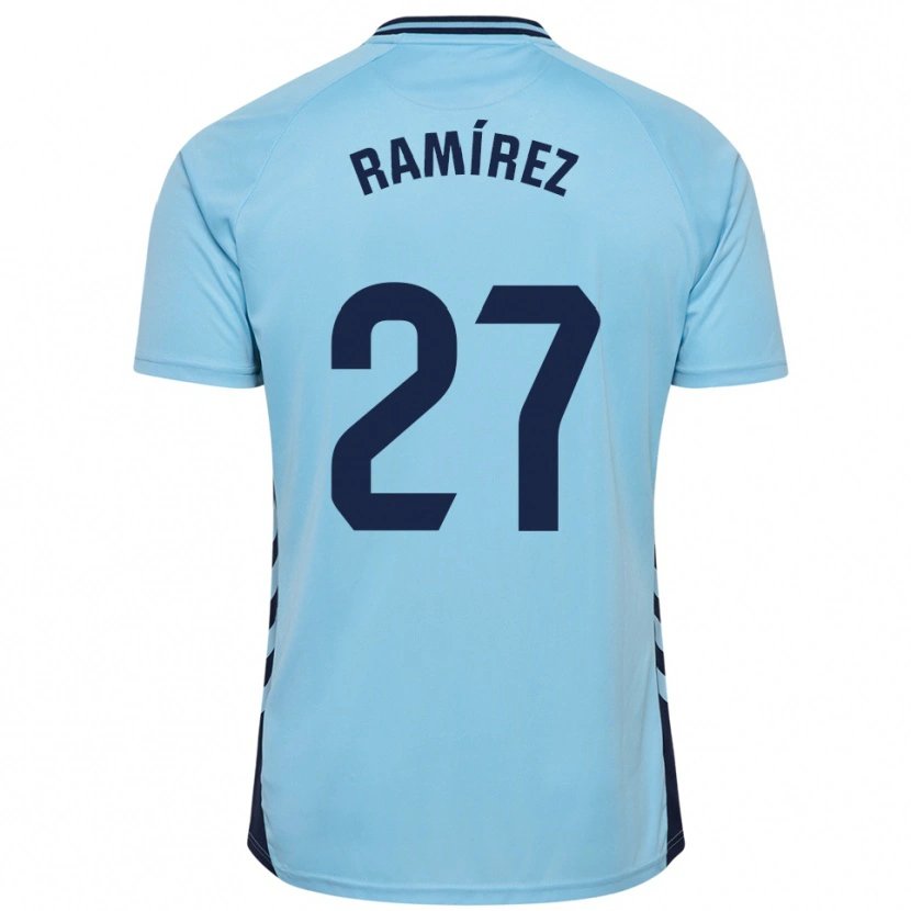 Danxen Dames Kirian Ramírez #27 Hemelsblauw Uitshirt Uittenue 2025/26 T-Shirt België