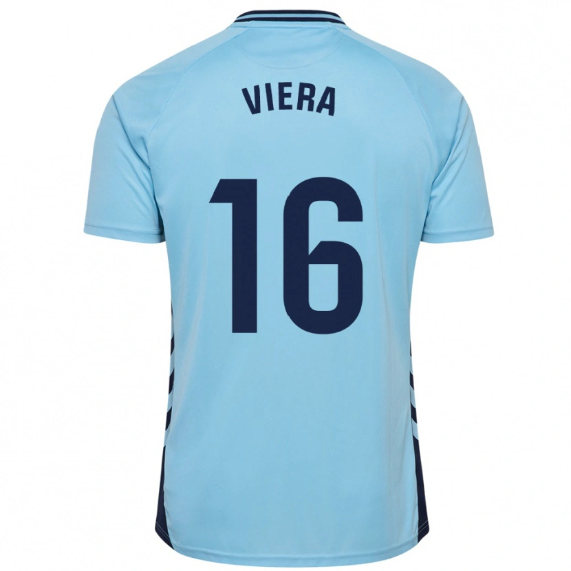 Danxen Dames Sergio Viera #16 Hemelsblauw Uitshirt Uittenue 2025/26 T-Shirt België