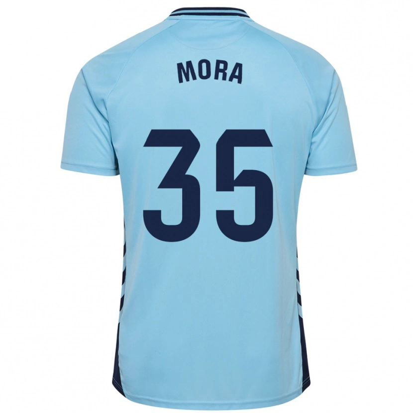 Danxen Dames Israel Mora #35 Hemelsblauw Uitshirt Uittenue 2025/26 T-Shirt België
