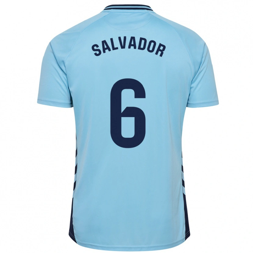 Danxen Dames Pol Salvador #6 Hemelsblauw Uitshirt Uittenue 2025/26 T-Shirt België