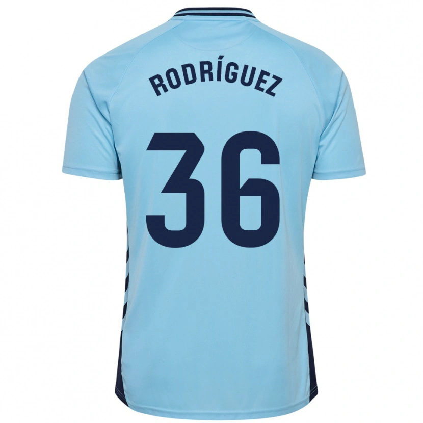 Danxen Dames Arturo Rodríguez #36 Hemelsblauw Uitshirt Uittenue 2025/26 T-Shirt België