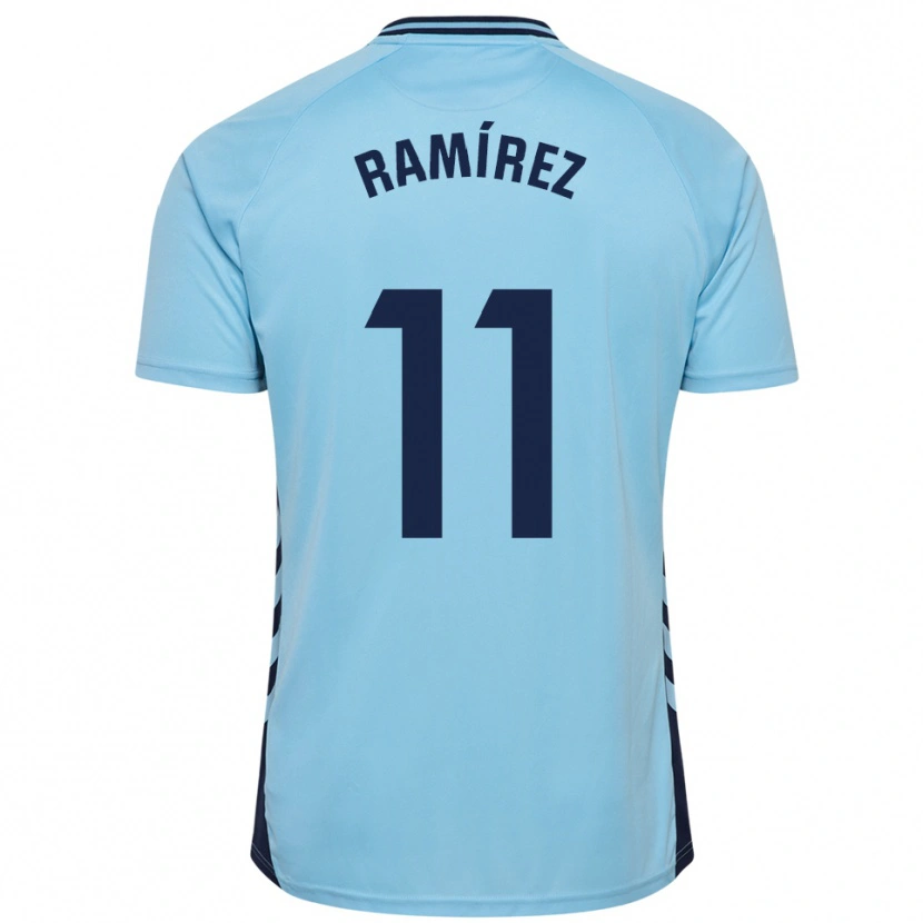 Danxen Dames Benito Ramírez #11 Hemelsblauw Uitshirt Uittenue 2025/26 T-Shirt België