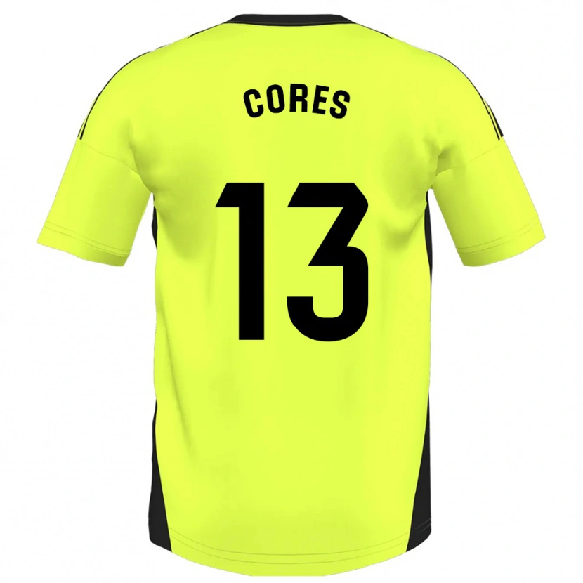 Danxen Dames Christian Cores #13 Fluorescerend Geel Uitshirt Uittenue 2025/26 T-Shirt België