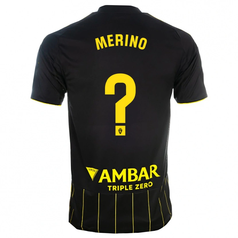 Danxen Dames Sabin Merino #0 Zwart Geel Uitshirt Uittenue 2025/26 T-Shirt België