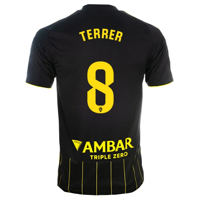 Danxen Dames Lucas Terrer #8 Zwart Geel Uitshirt Uittenue 2025/26 T-Shirt België