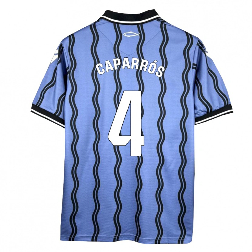 Danxen Dames Albert Caparrós #4 Donkerblauw Zwart Uitshirt Uittenue 2025/26 T-Shirt België