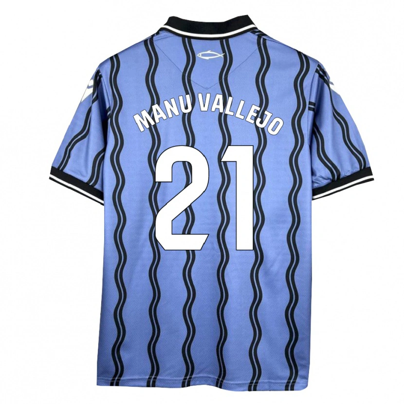 Danxen Dames Manu Vallejo #21 Donkerblauw Zwart Uitshirt Uittenue 2025/26 T-Shirt België