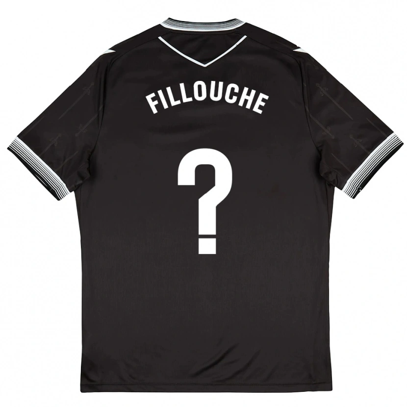 Danxen Dames Salvador Fillouche #0 Zwart Wit Uitshirt Uittenue 2025/26 T-Shirt België