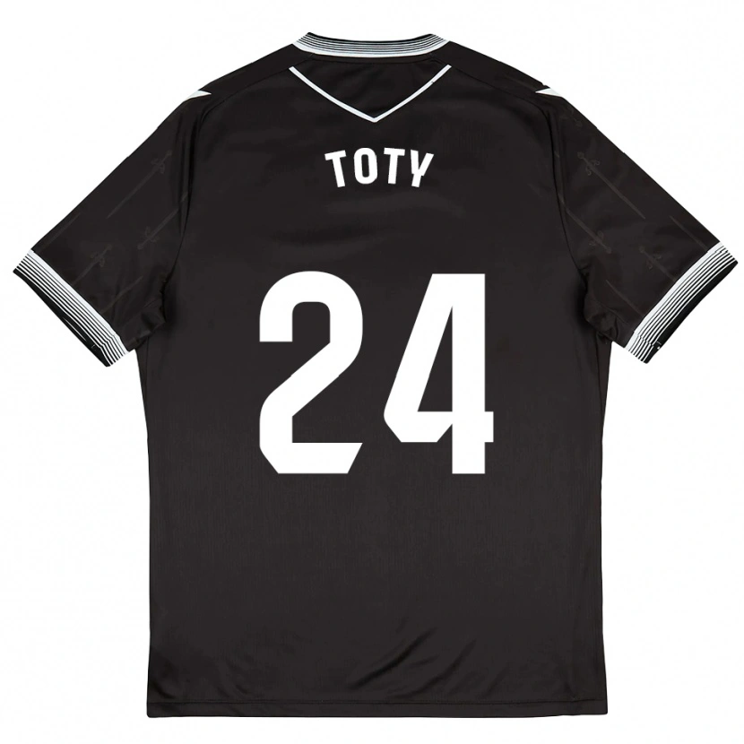 Danxen Dames Lasme Toty #24 Zwart Wit Uitshirt Uittenue 2025/26 T-Shirt België