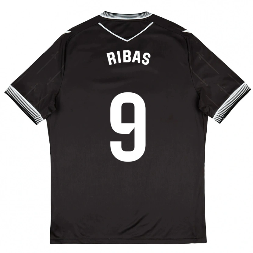 Danxen Dames Irian Ribas #9 Zwart Wit Uitshirt Uittenue 2025/26 T-Shirt België