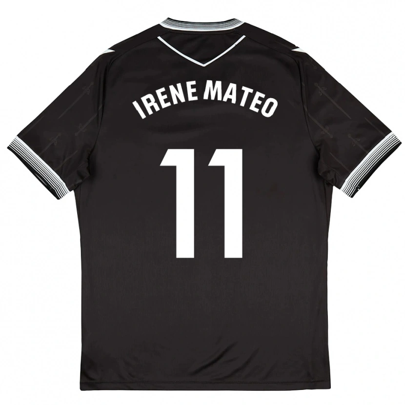 Danxen Dames Irene Mateo #11 Zwart Wit Uitshirt Uittenue 2025/26 T-Shirt België