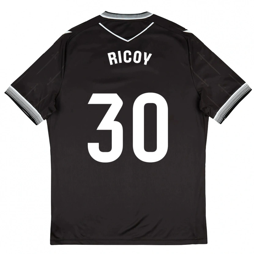 Danxen Dames Lucas Ricoy #30 Zwart Wit Uitshirt Uittenue 2025/26 T-Shirt België