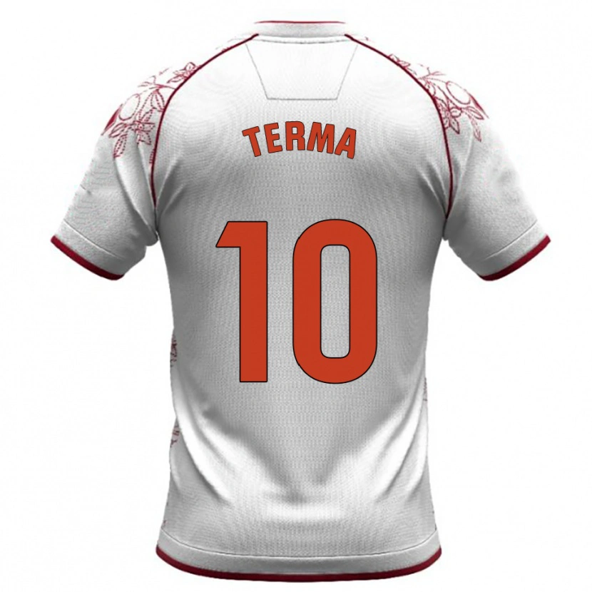 Danxen Dames Guillem Terma #10 Wit Bordeau Uitshirt Uittenue 2025/26 T-Shirt België