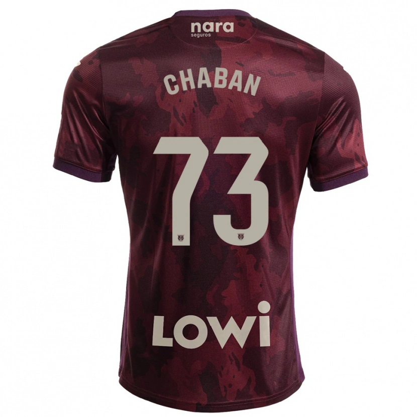Danxen Dames Danylo Chaban #73 Bordeaux Wit Uitshirt Uittenue 2025/26 T-Shirt België