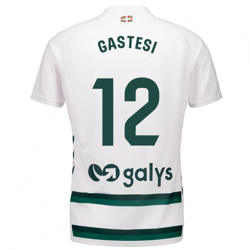 Danxen Dames Gorka Gastesi #12 Wit Groen Uitshirt Uittenue 2025/26 T-Shirt België
