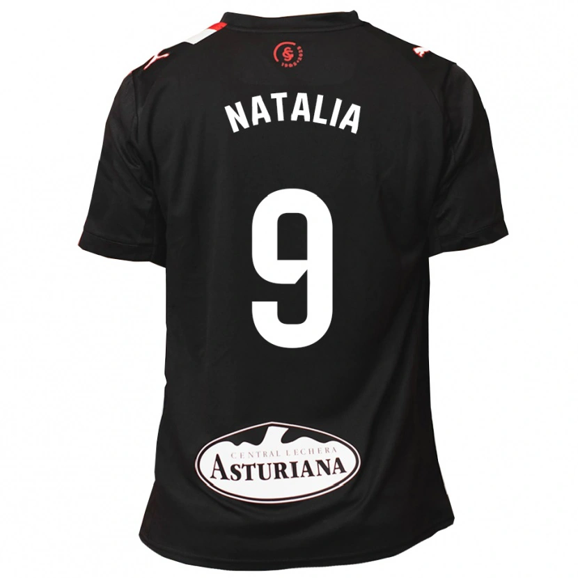 Danxen Dames Natalia Sobero González #9 Zwart Wit Uitshirt Uittenue 2025/26 T-Shirt België