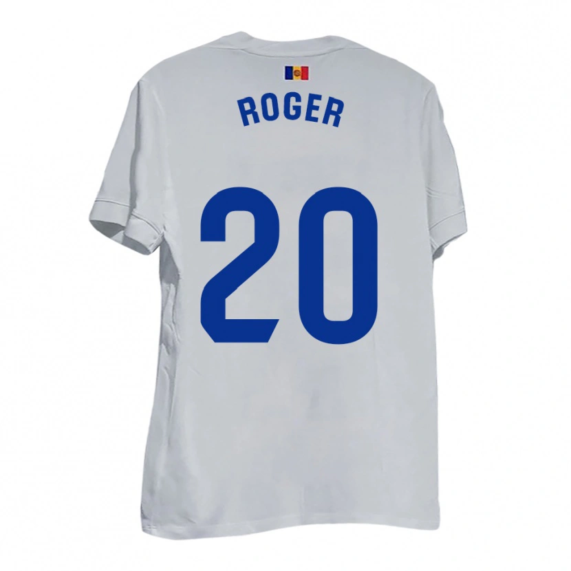 Danxen Dames Roger #20 Wit Blauw Geel Uitshirt Uittenue 2025/26 T-Shirt België