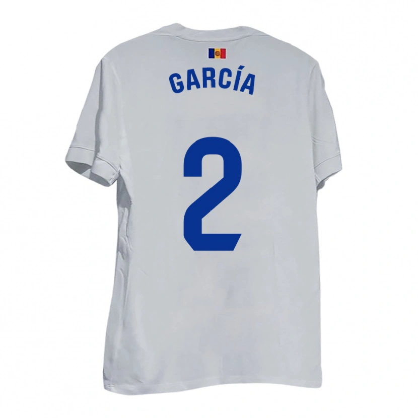 Danxen Dames Cerni García #2 Wit Blauw Geel Uitshirt Uittenue 2025/26 T-Shirt België