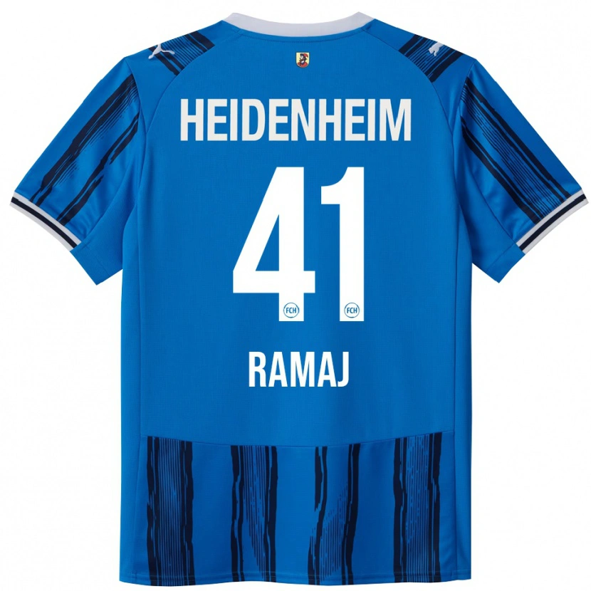 Danxen Kinderen Diant Ramaj #41 Blauw Marineblauw Uitshirt Uittenue 2025/26 T-Shirt België