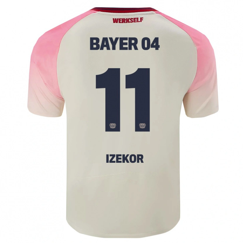 Danxen Kinderen Ken Izekor #11 Roze Gebroken Wit Uitshirt Uittenue 2025/26 T-Shirt België