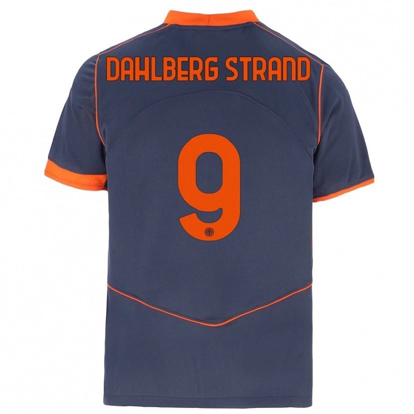 Danxen Kinderen Jonas Dahlberg Strand #9 Grijs Oranje Thuisshirt Derde Tenue 2025/26 T-Shirt België