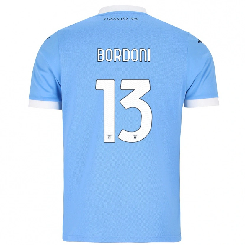 Danxen Heren Tommaso Bordoni #13 Hemelblauw Wit Thuisshirt Thuistenue 2025/26 T-Shirt België