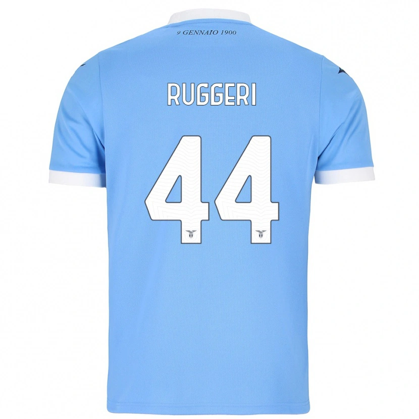 Danxen Heren Fabio Andrea Ruggeri #44 Hemelblauw Wit Thuisshirt Thuistenue 2025/26 T-Shirt België
