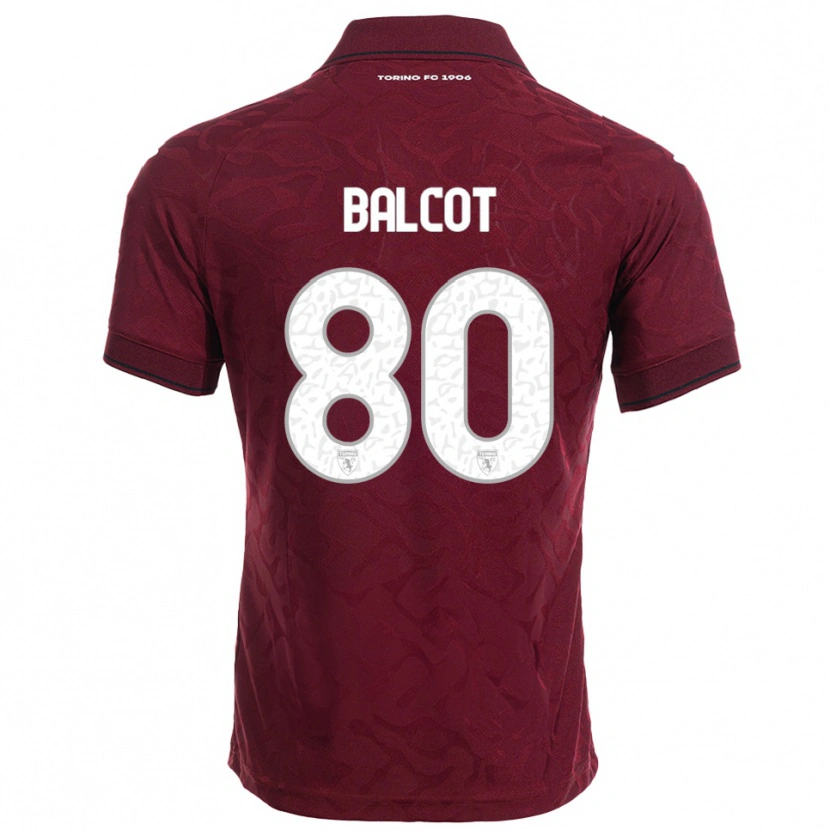 Danxen Heren Côme Bianay Balcot #80 Bourgondisch Wit Thuisshirt Thuistenue 2025/26 T-Shirt België