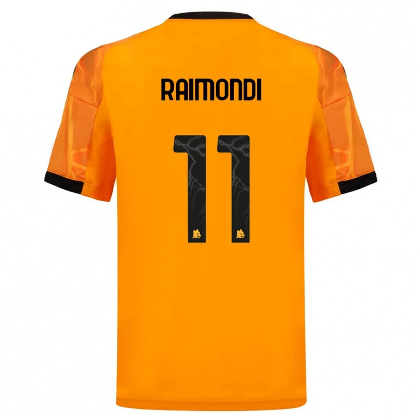 Danxen Heren Simone Raimondi #11 Oranje Zwart Uitshirt Uittenue 2025/26 T-Shirt België