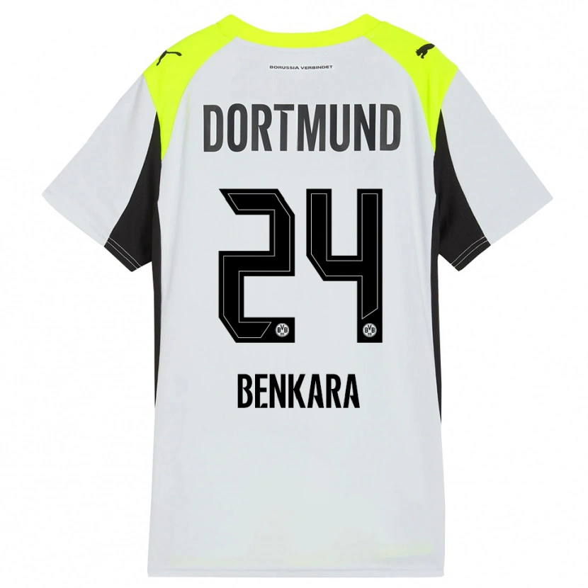 Danxen Heren Elias Benkara #24 Fluorescerend Geel Uitshirt Uittenue 2025/26 T-Shirt België