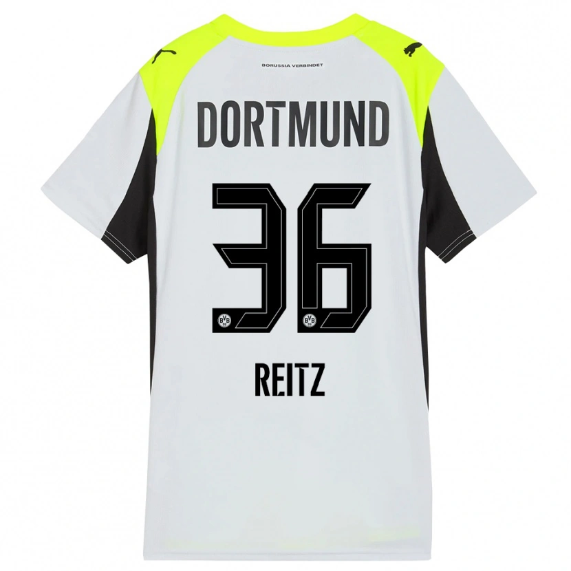 Danxen Heren Tony Reitz #36 Fluorescerend Geel Uitshirt Uittenue 2025/26 T-Shirt België