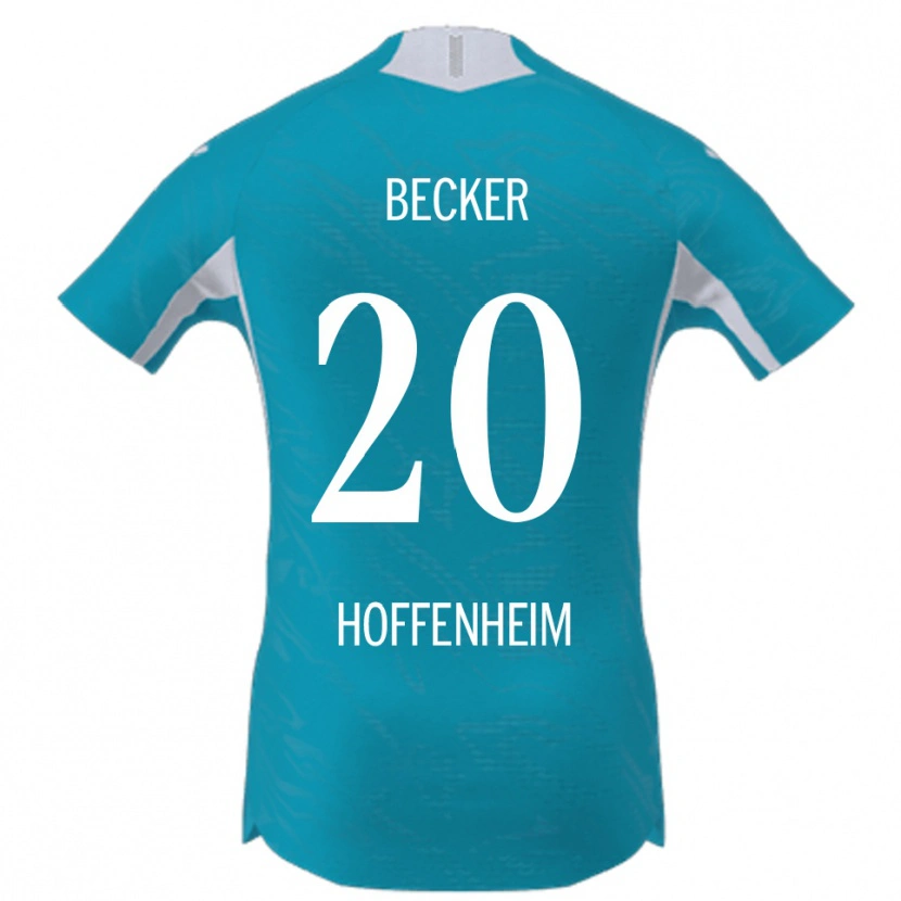 Danxen Heren Finn Becker #20 Hemelsblauw Uitshirt Uittenue 2025/26 T-Shirt België