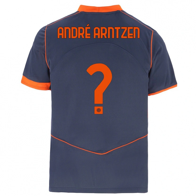 Danxen Heren Matheo André Arntzen #0 Grijs Oranje Thuisshirt Derde Tenue 2025/26 T-Shirt België