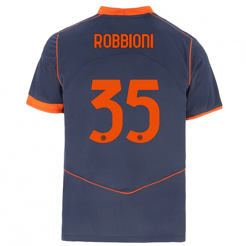 Danxen Heren Matilde Robbioni #35 Grijs Oranje Thuisshirt Derde Tenue 2025/26 T-Shirt België