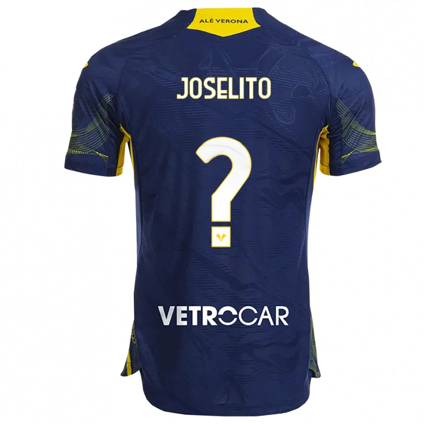 Danxen Dames Joselito #0 Marineblauw Geel Thuisshirt Thuistenue 2025/26 T-Shirt België