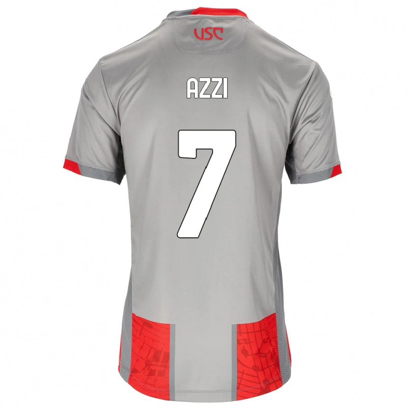 Danxen Dames Paulo Azzi #7 Rood Grijs Thuisshirt Thuistenue 2025/26 T-Shirt België