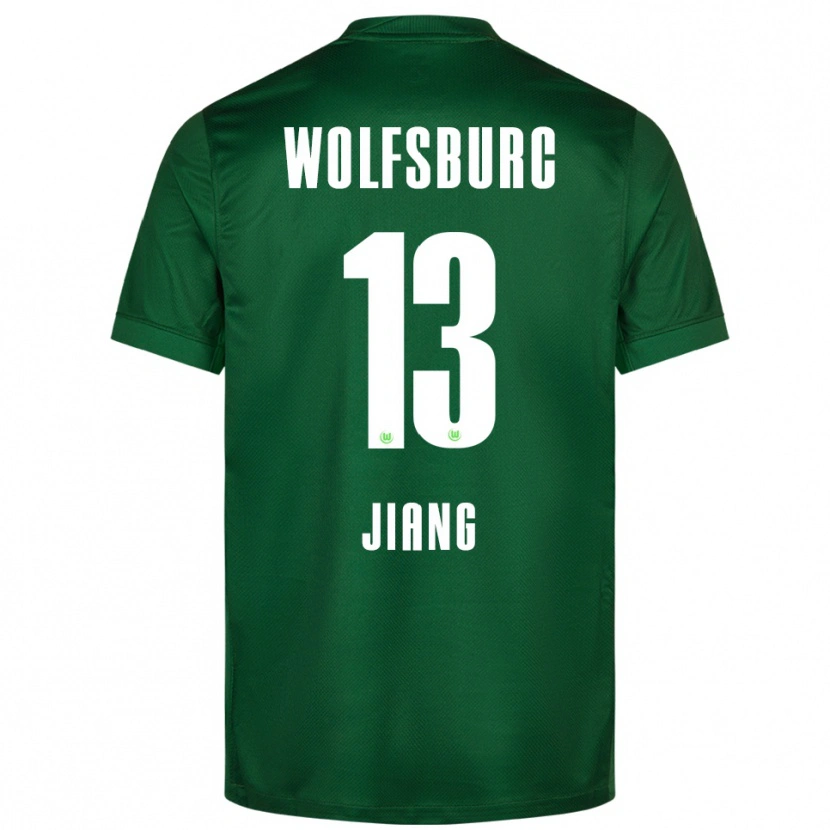 Danxen Dames Jingqi Jiang #13 Groen Wit Thuisshirt Thuistenue 2025/26 T-Shirt België