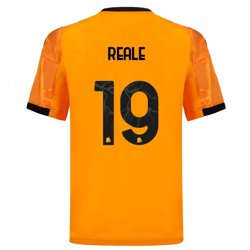 Danxen Dames Filippo Reale #19 Oranje Zwart Uitshirt Uittenue 2025/26 T-Shirt België