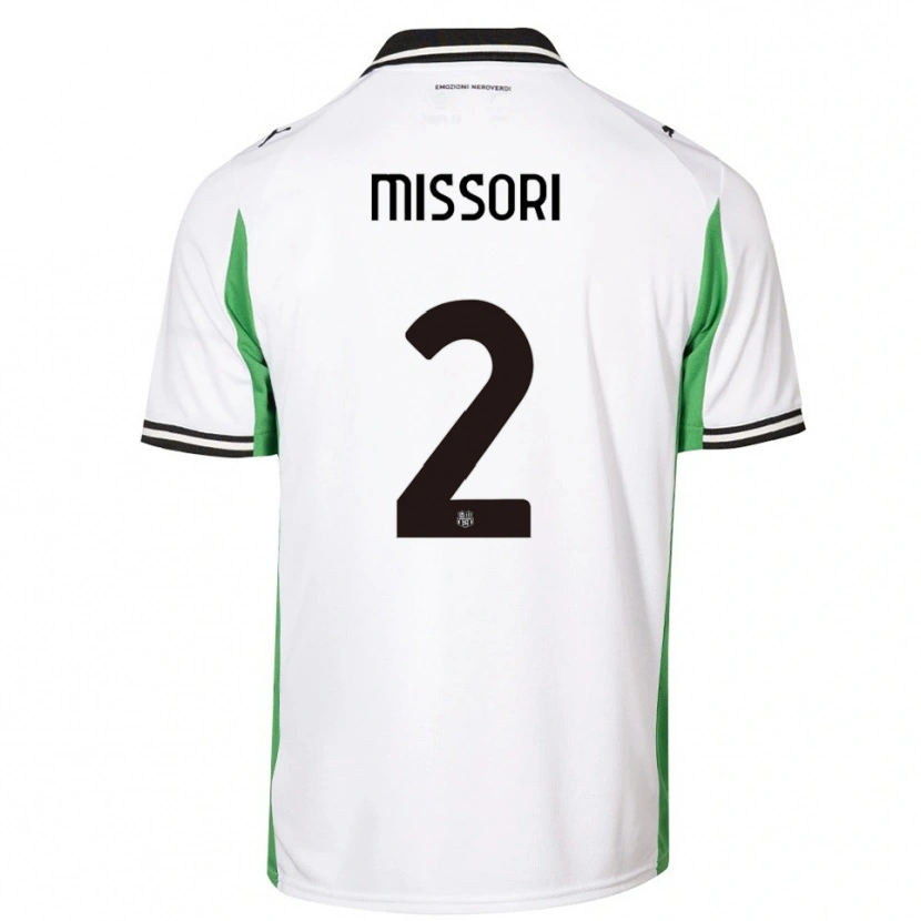 Danxen Dames Filippo Missori #2 Wit Groen Zwart Uitshirt Uittenue 2025/26 T-Shirt België