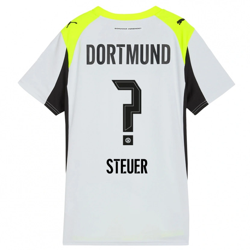 Danxen Dames Etienne Steuer #0 Fluorescerend Geel Uitshirt Uittenue 2025/26 T-Shirt België
